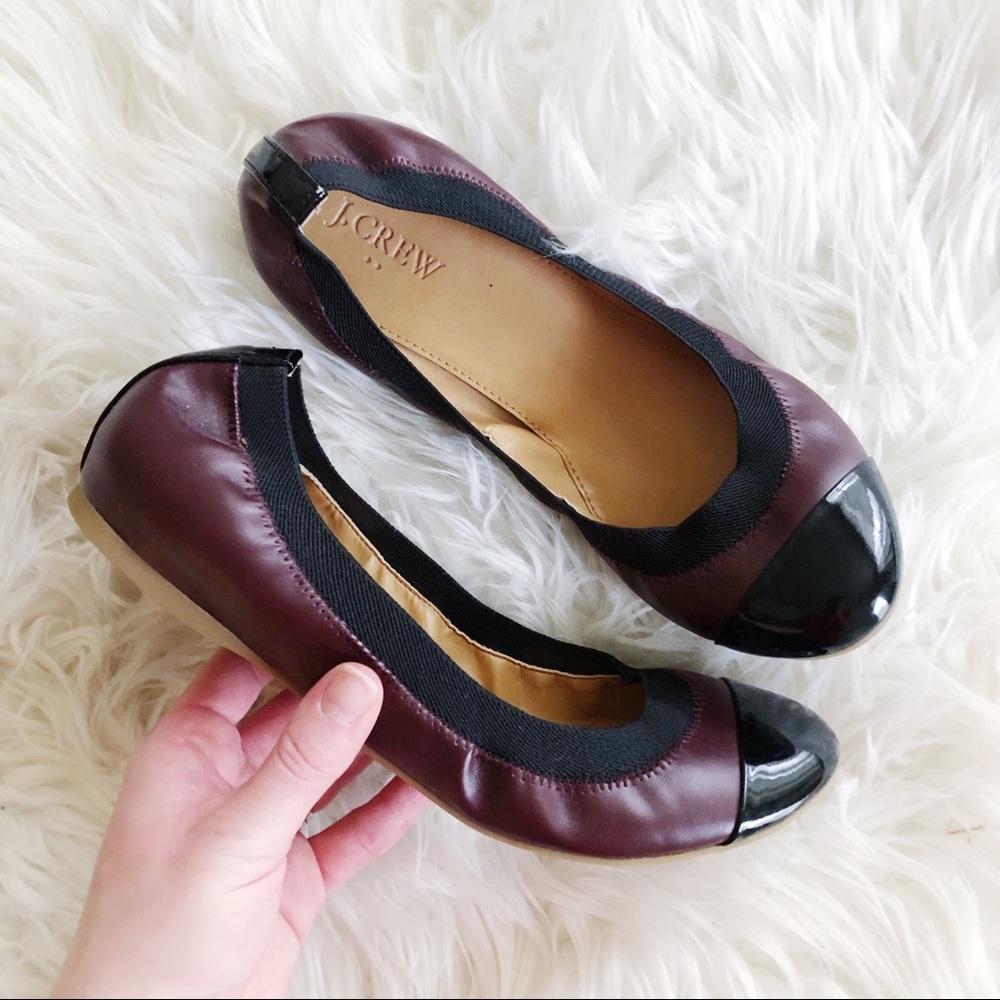 JCrew leather flats